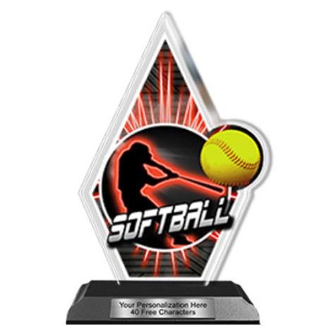 Acrylic Trophy: 6" Quasar, (Event type/design) 1