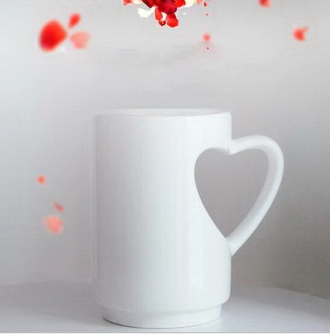 Coffee Mugs with Heart Shape Handle 2