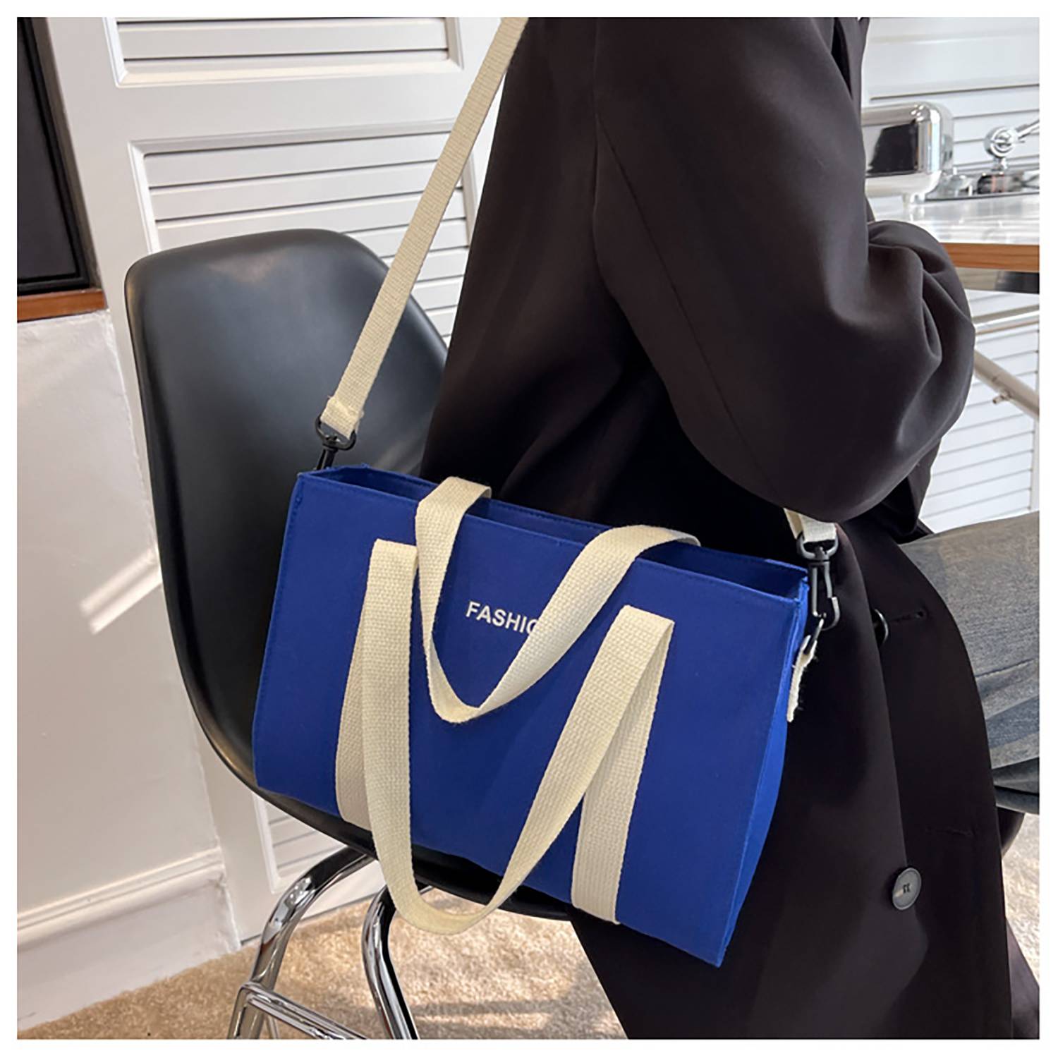 Canvas Tote Shopping Bag, custom tote bag with logo imprint 11