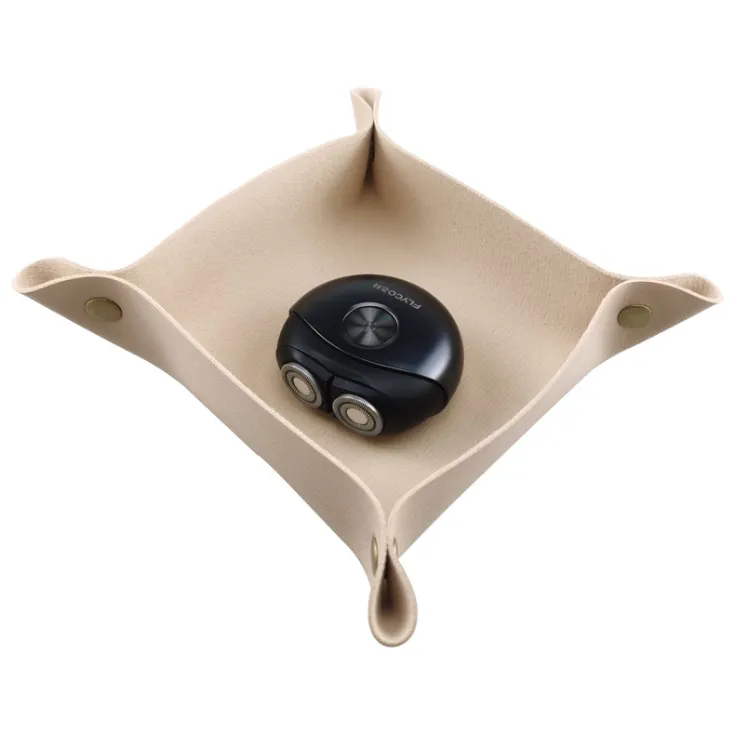Leather Storage Basket Tray 5