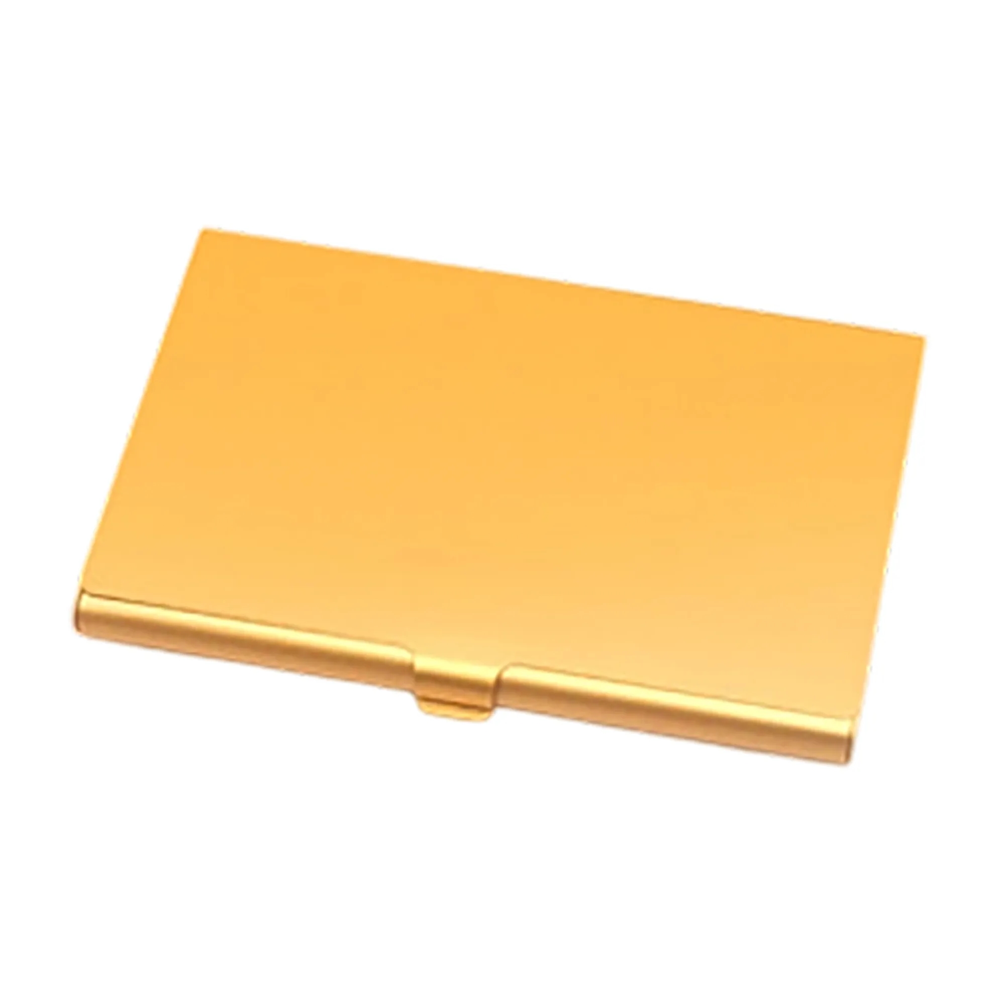 Slim Aluminum Business Card Holder Compact 10