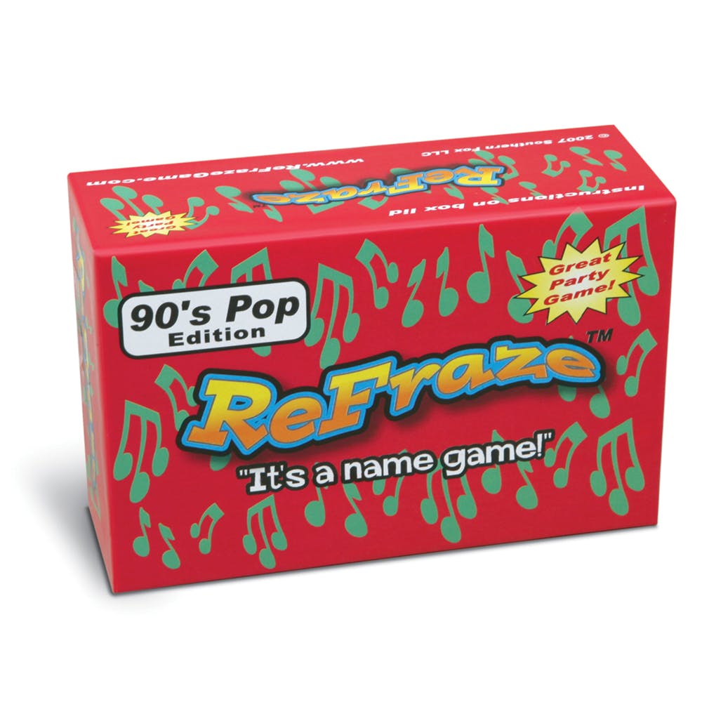 Re-Fraze 90's Pop Edition - Ages 8+ 2+ Players 2