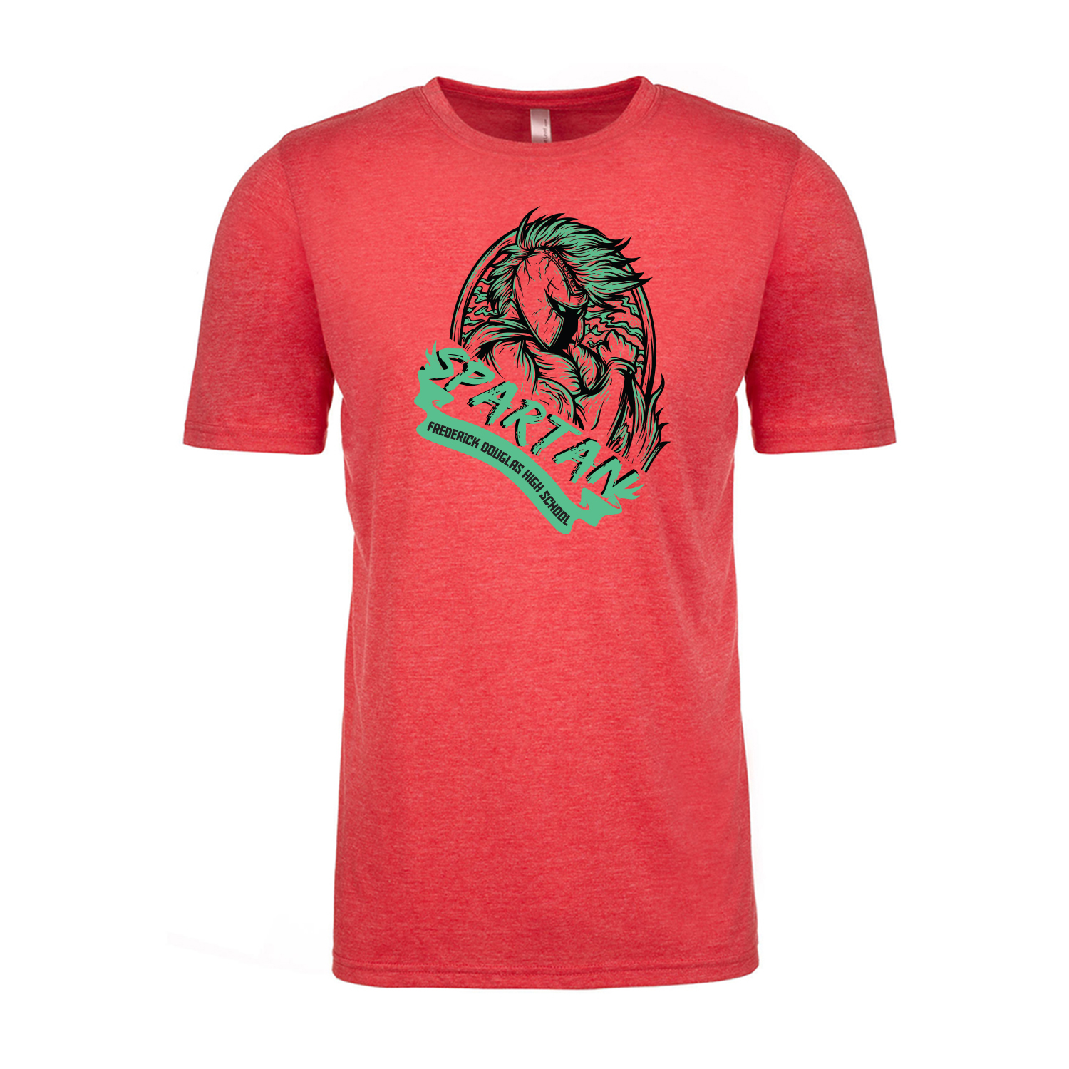 Next Level™ 3.7 oz. Poly/Cotton Blend T-Shirt (2 Color Imprint) 2