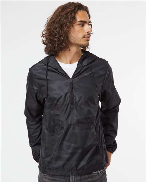 Unisex Lightweight Quarter-Zip Windbreaker Pullover Jacket - EXP54LWP 49