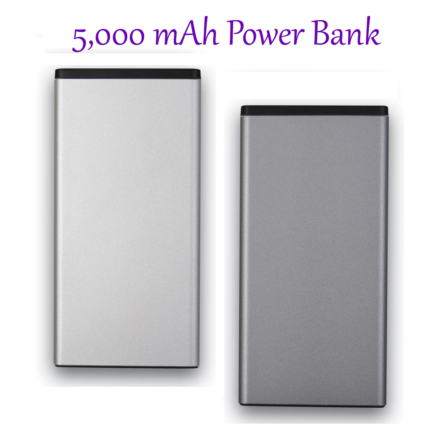 Aluminum 5,000 mAh Power Bank 1