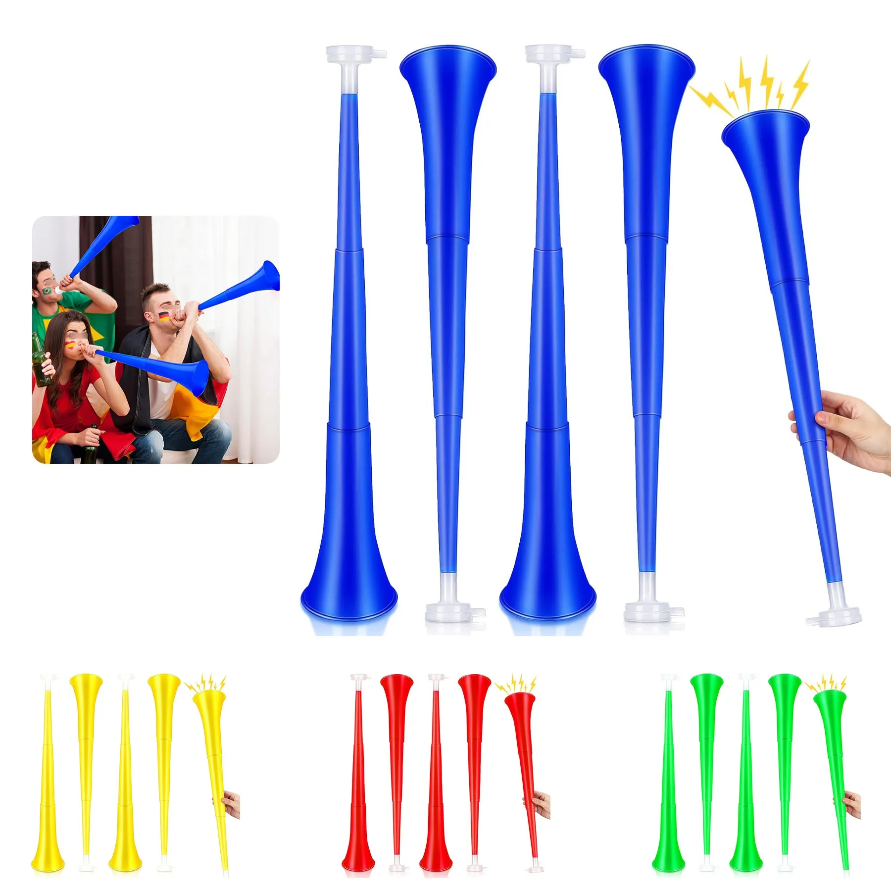 Foldable Stadium Plastic Trumpet 2
