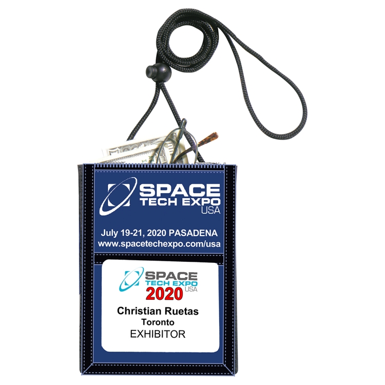 "Closer" 420D Polyester 5 Function Tradeshow Badgeholder and Neck Wallet 3