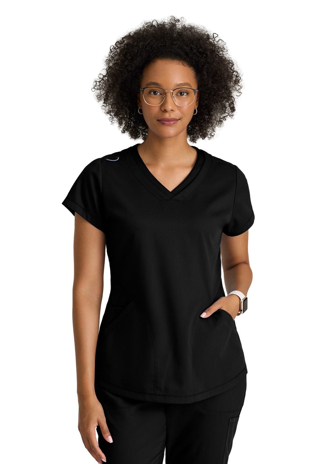 Grey's Anatomy Classic - Women's Three-Pocket V-Neck Evelyn Scrub Top 8