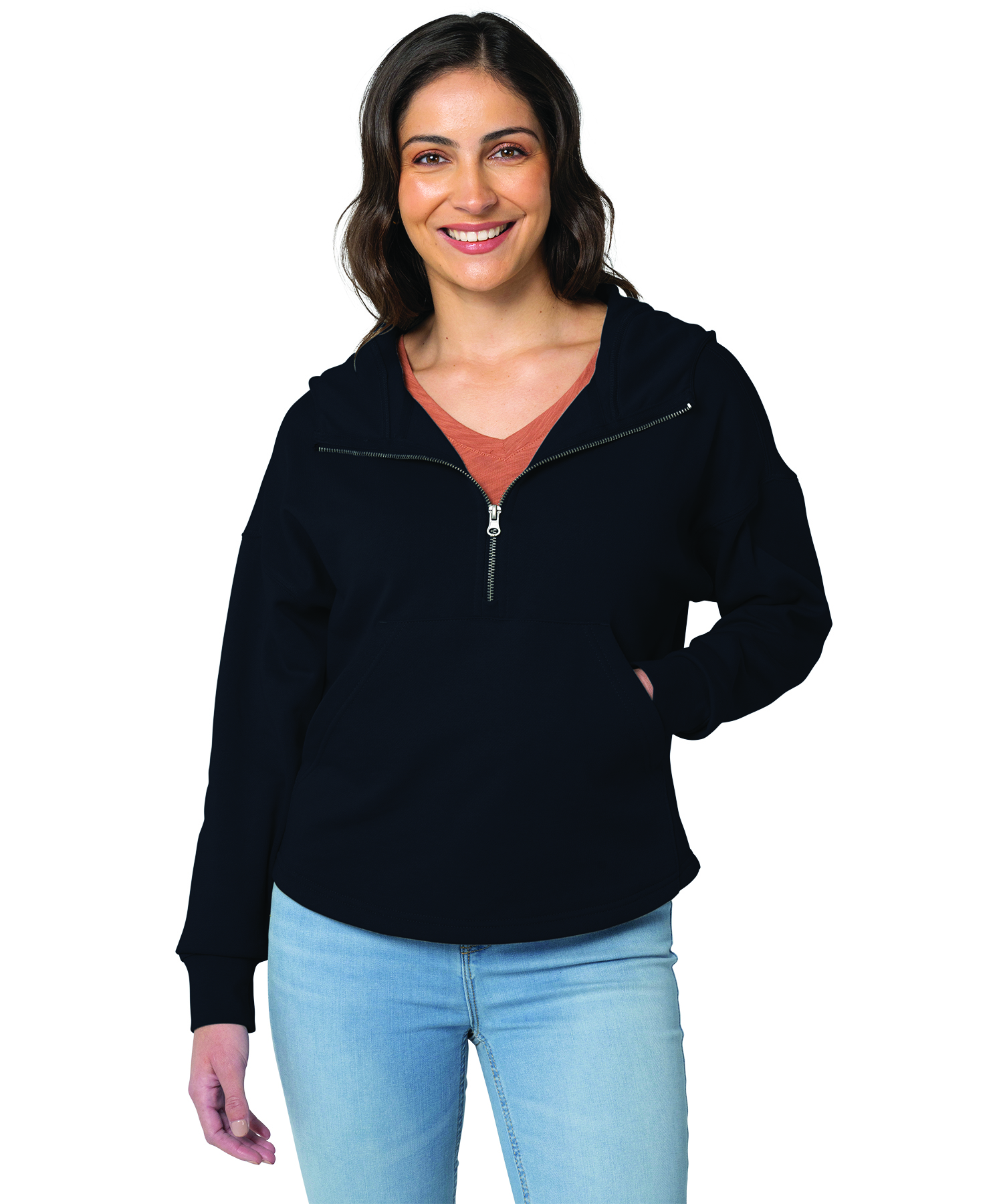 Women's Willow Scallop Hem Hoodie 124