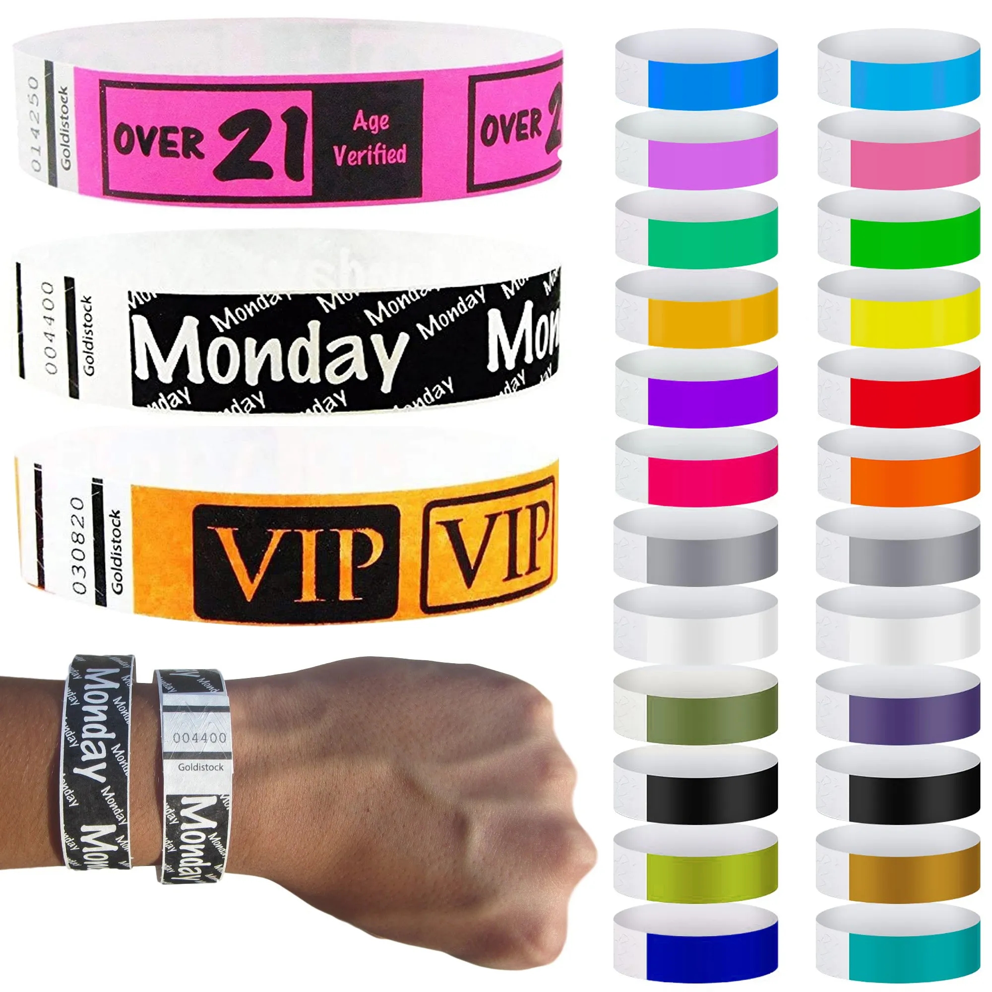 Custom Premium Paper Wristbands 14