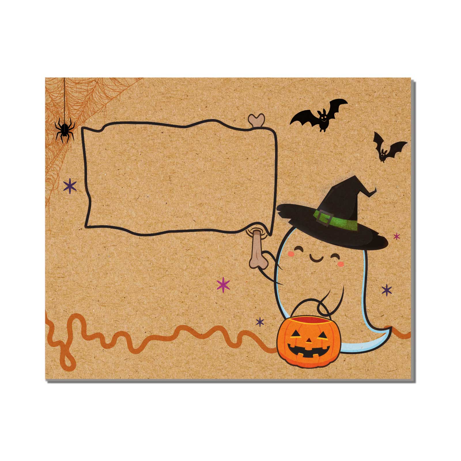 Halloween Kid's Coloring Book & 6-Color Pencil Set 1