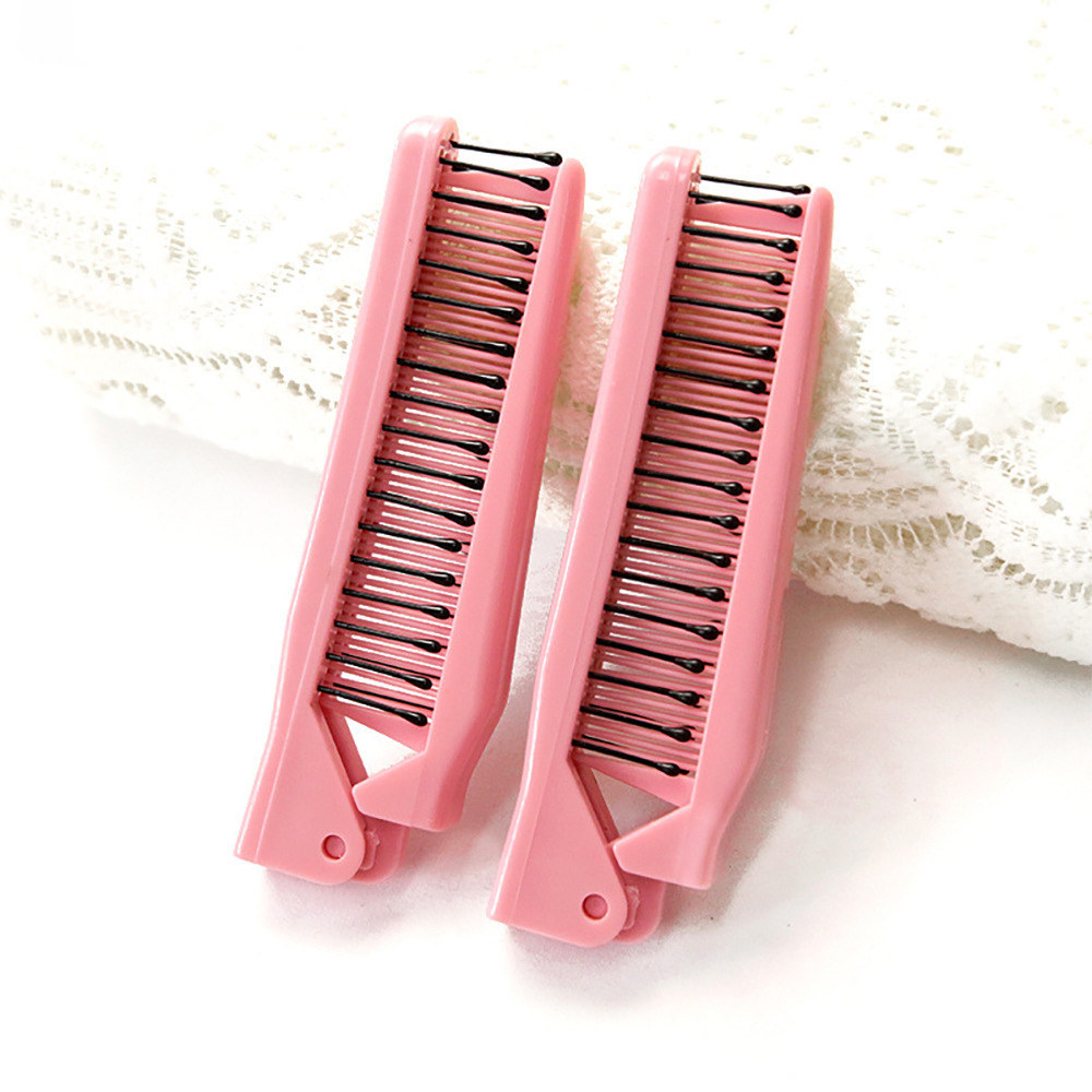 Folding Hair Brush And Comb Set 4