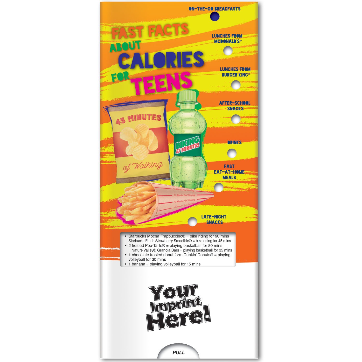 Pocket Slider - Fast Facts About Calories for Teens 2