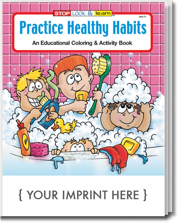 COLORING BOOK - Practice Healthy Habits Coloring & Activity Book 2