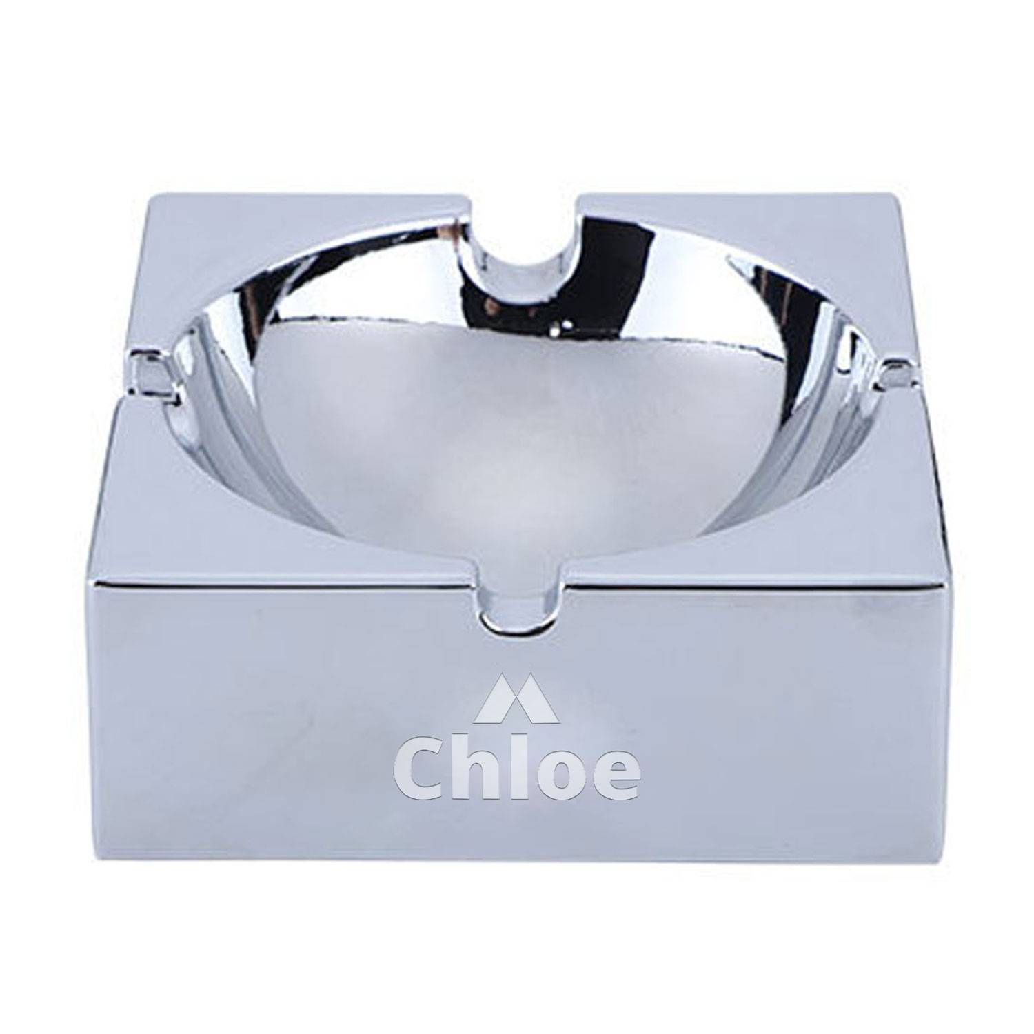 Zinc alloy square ashtray 1