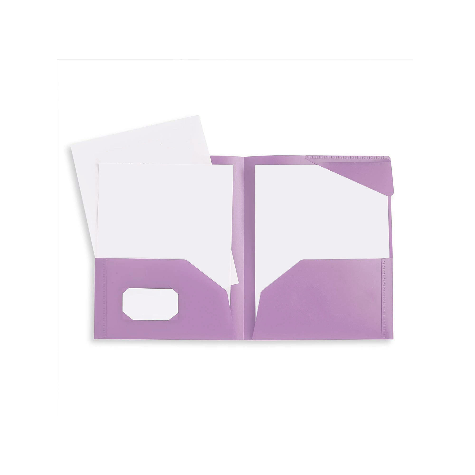 Plastic Two Pocket Folder 7
