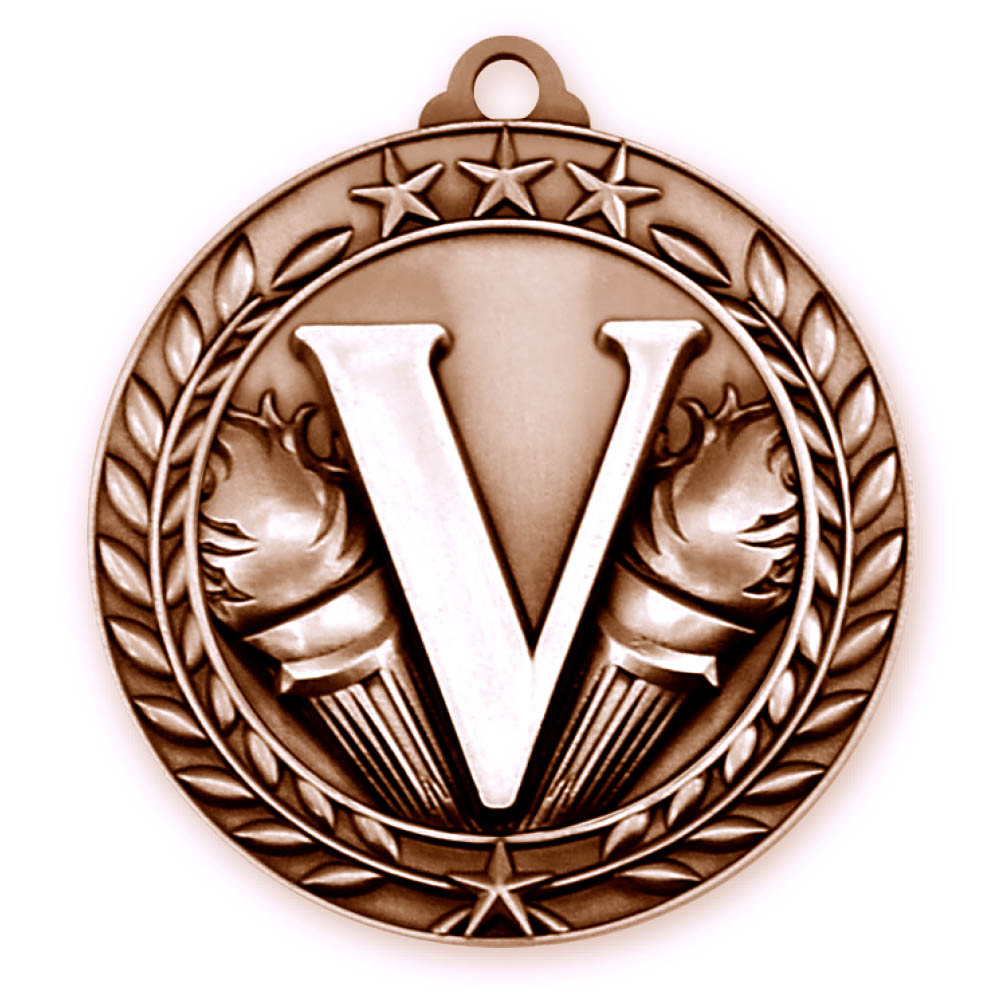 Victory Wreath Award Medallion (1-3/4") 4