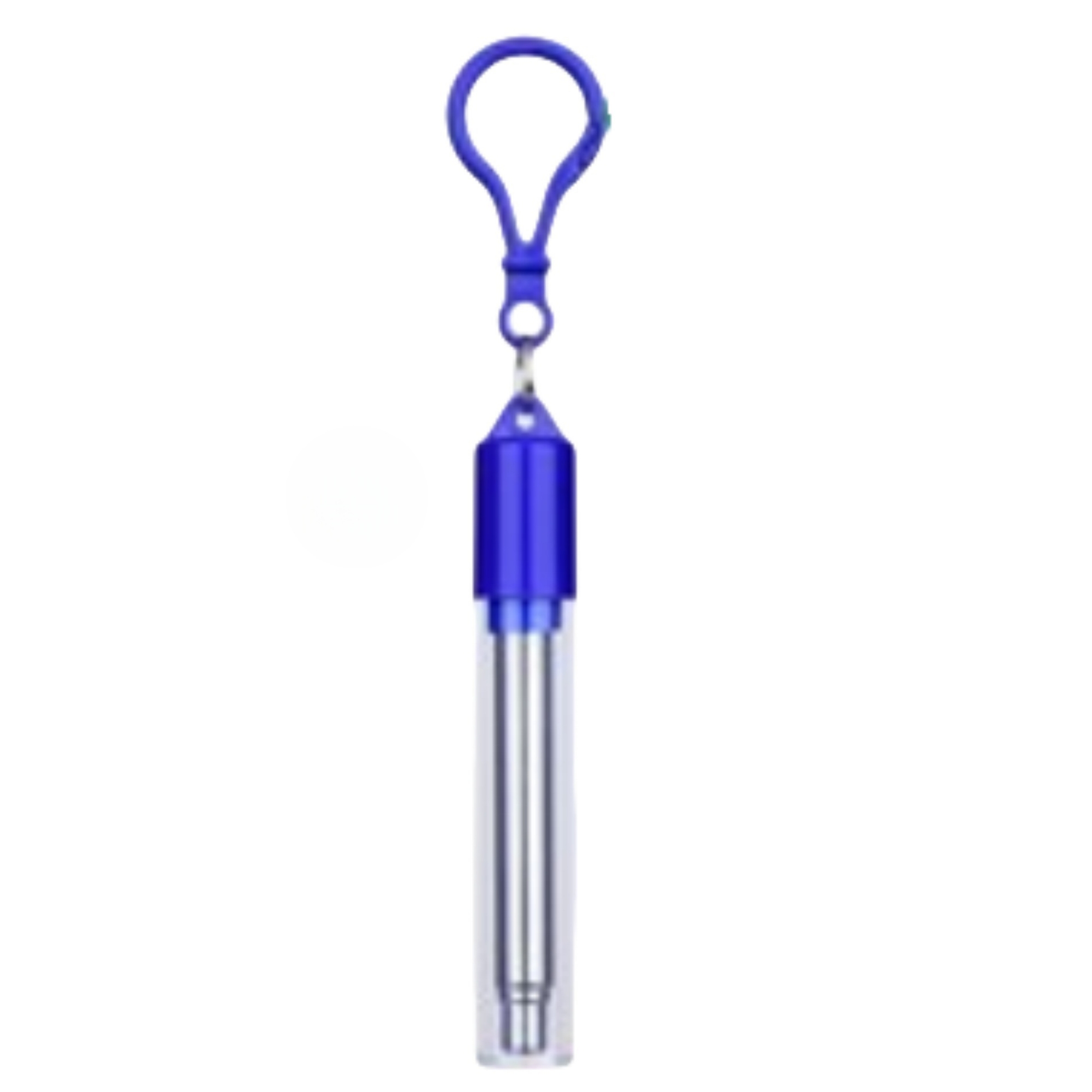 Slide Collapsible Straw With Keychain 1