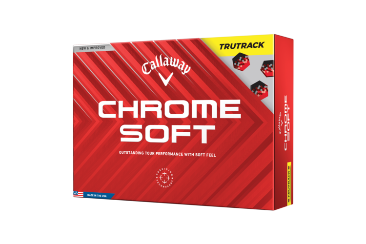 Callaway Chrome Soft TruTrack Golf Balls - Yellow 1