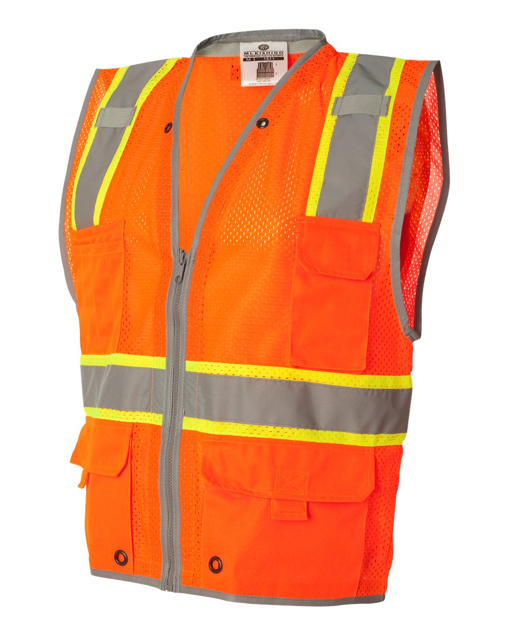 Unisex Premium Brilliant Series® Heavy-Duty Class 2 Vest - 1510-1511 10