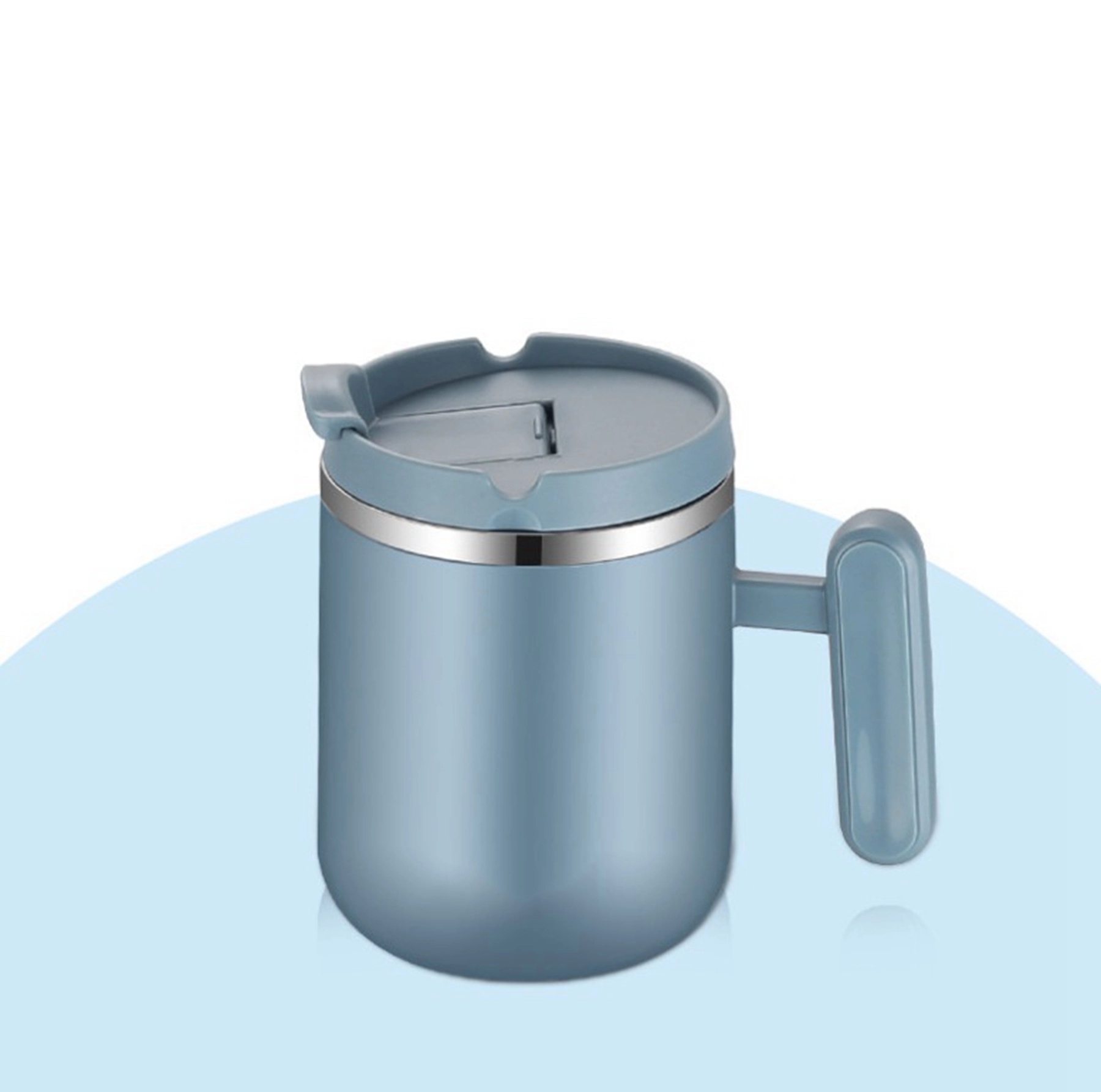 15 Oz. Stainless Steel Coffee Mug with Phone Stand 2