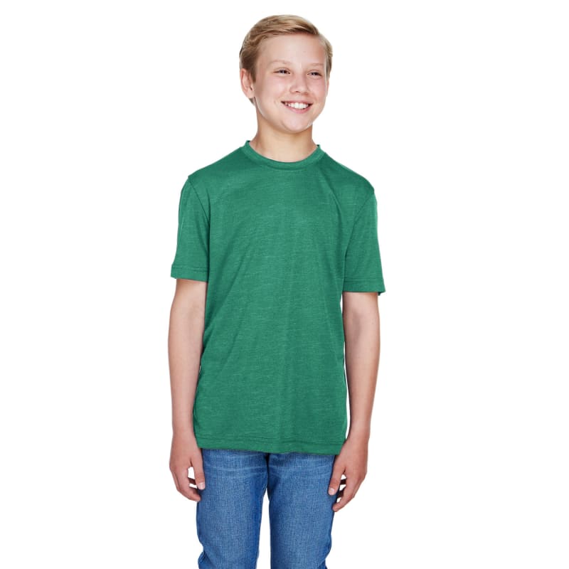 Team 365 Youth Sonic Heather Performance T-Shirt 14