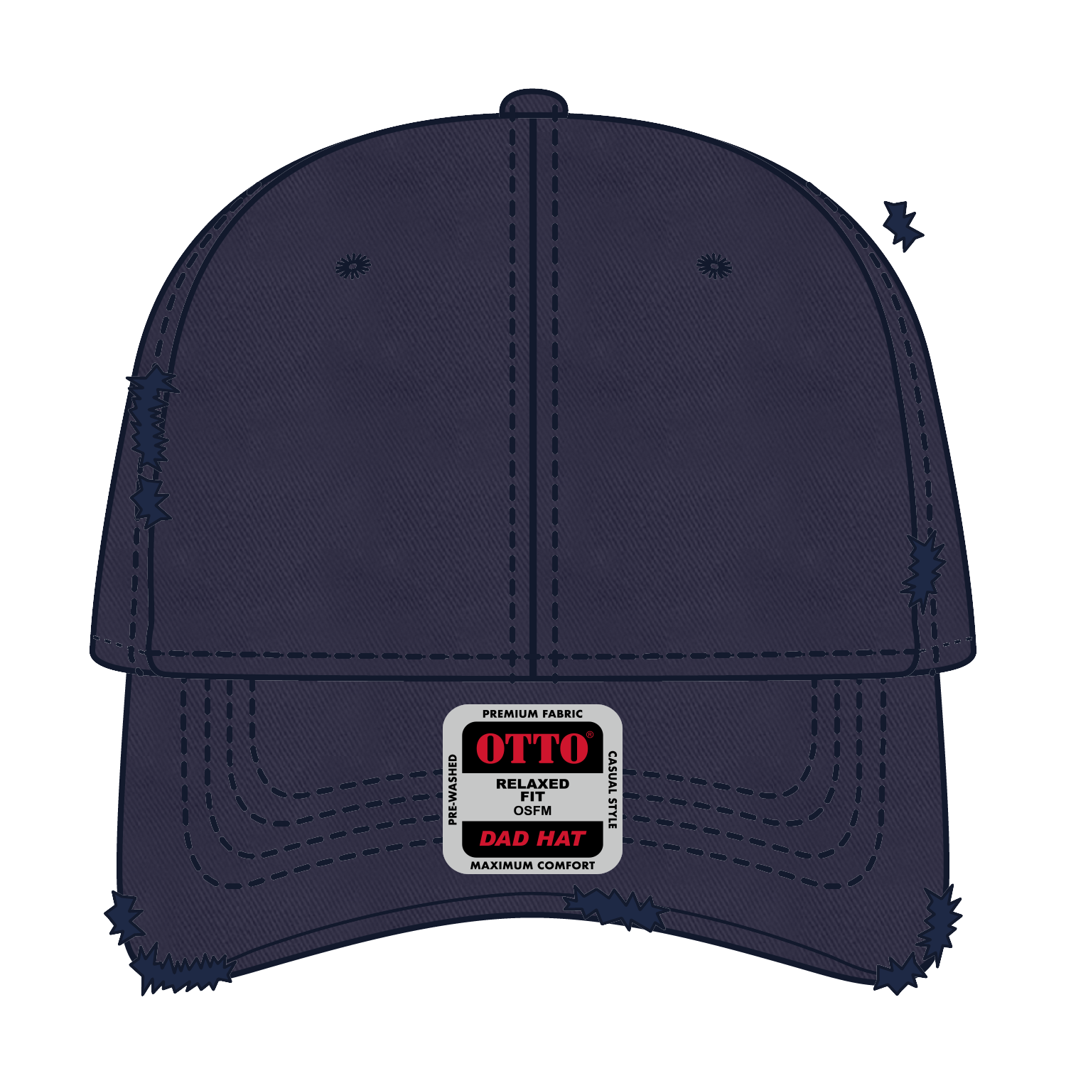 OTTO CAP® 6 Panel Low Profile Dad Hat 21
