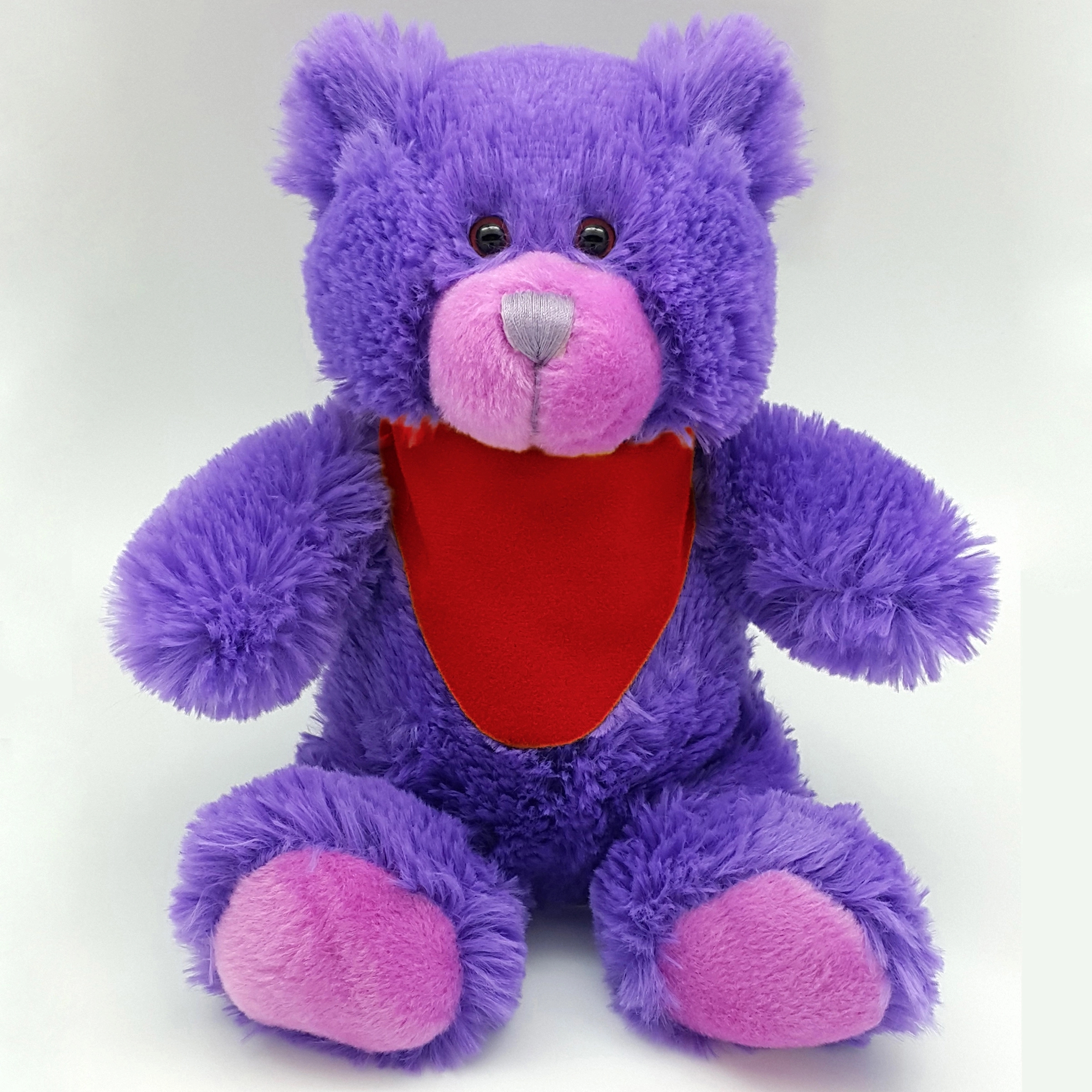 8" Bright Color Purple Bear 9