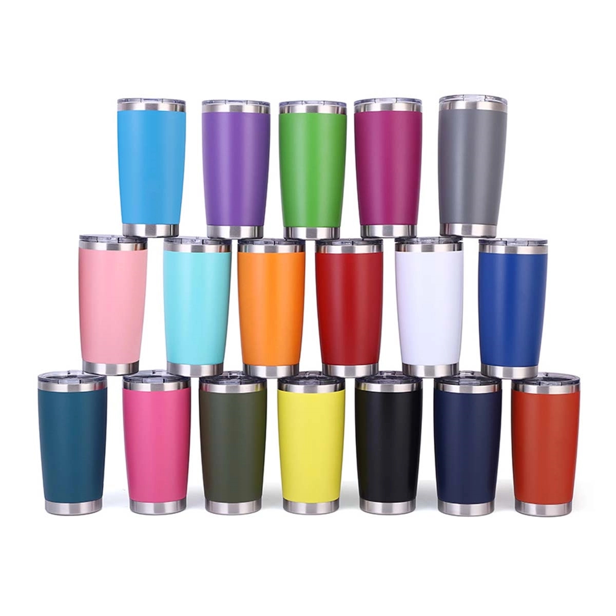 20 Oz. Stainless Steel Travel Mug With Lid 4