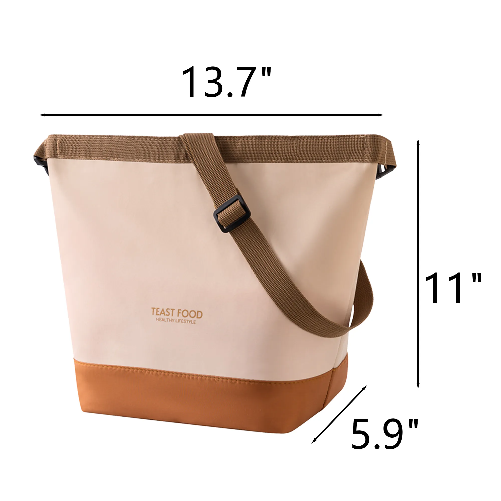 Oxford Cloth Insulated Tote Bag, custom tote bag with logo imprint 2