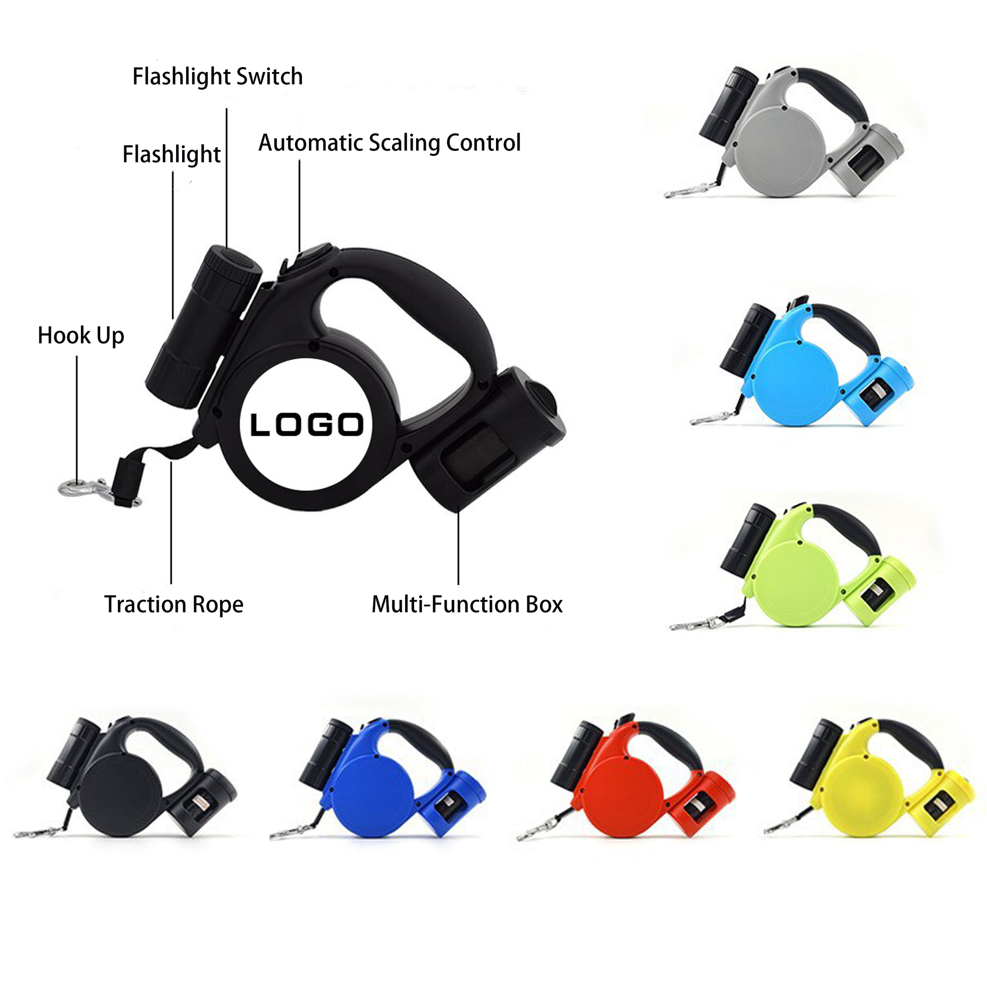 MOQ20 Multifunctional Pet Leash 4