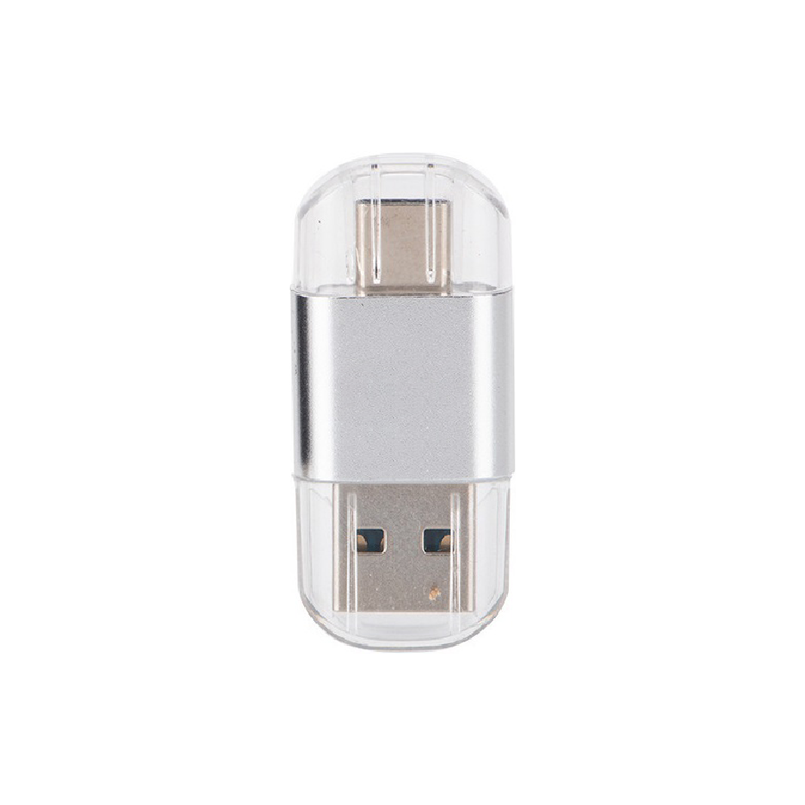 MicroSD Card Reader with Type-C and USB-A 1