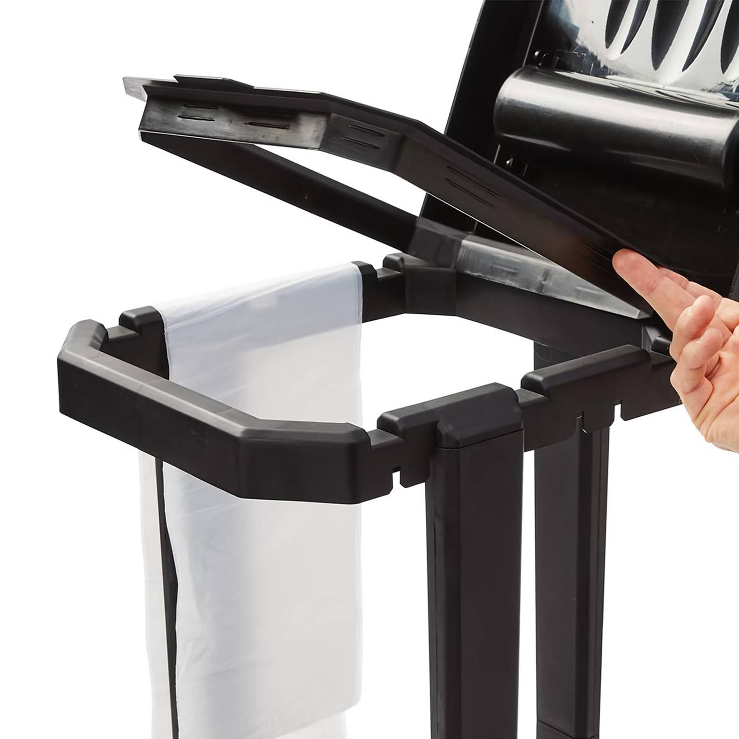 Foldable Outdoor Trash Bag Holder W/ Lid 4