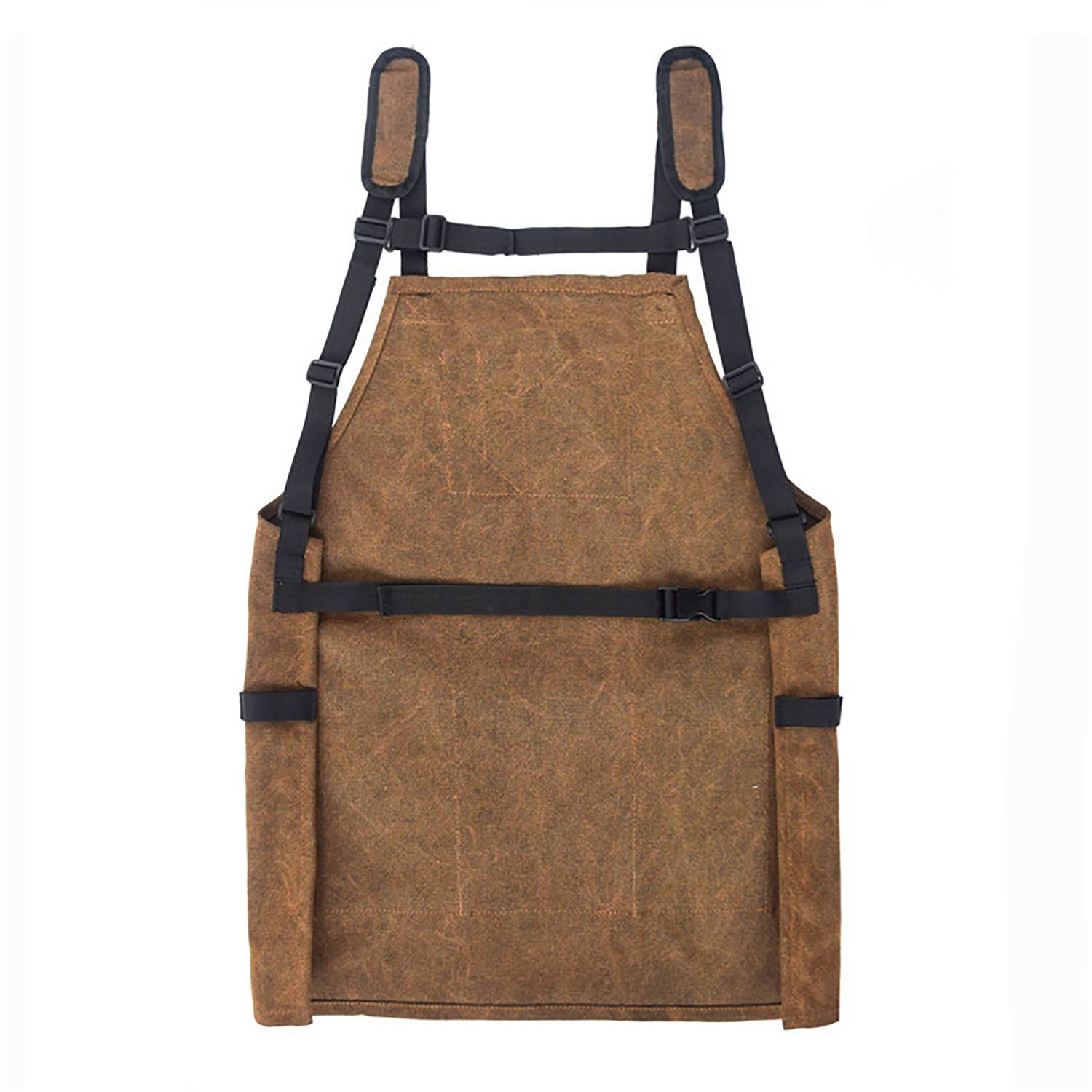 Multi-Pocket Canvas Tool Apron for Household Gardening 8