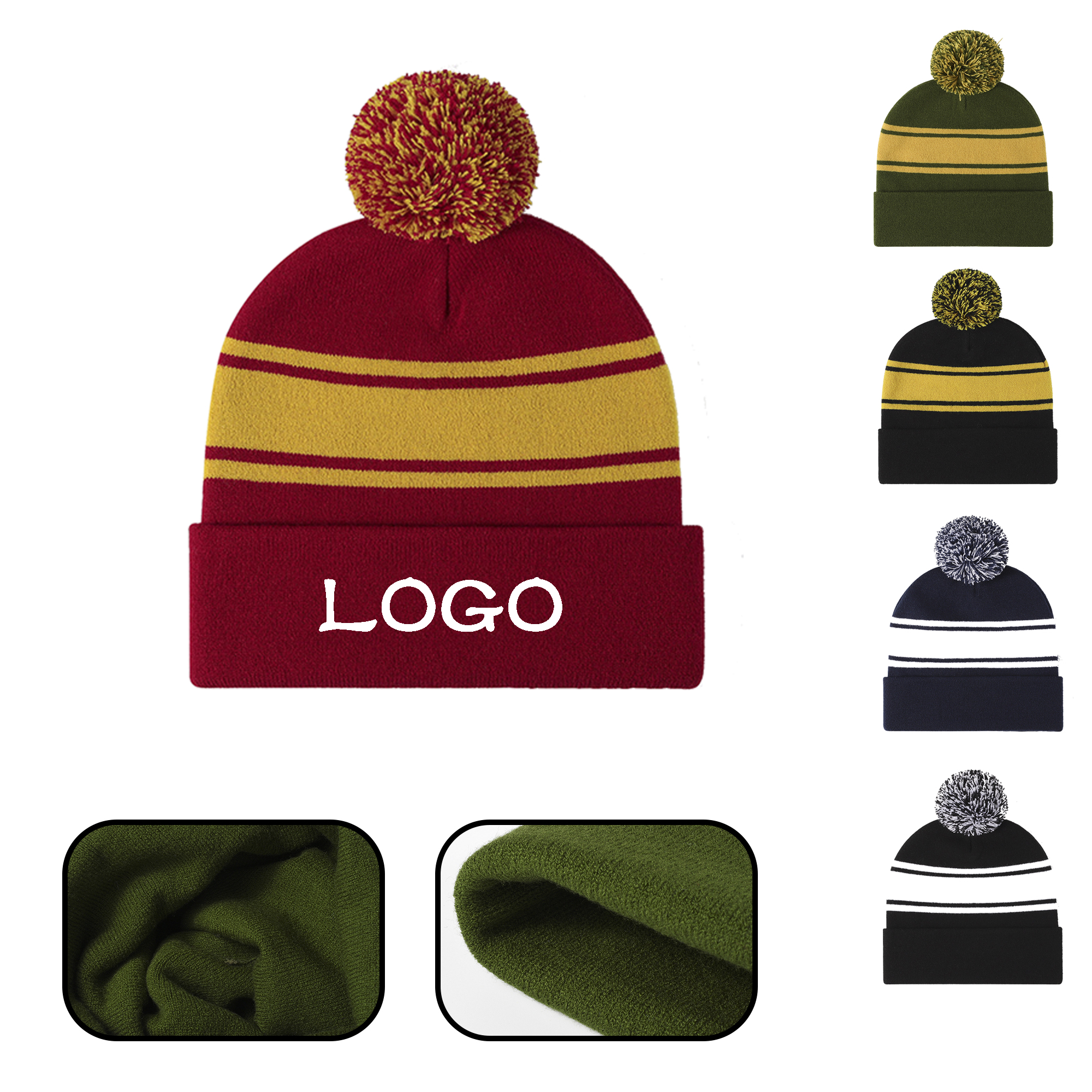 MOQ 20 PCS Custom Knit Beanie 1