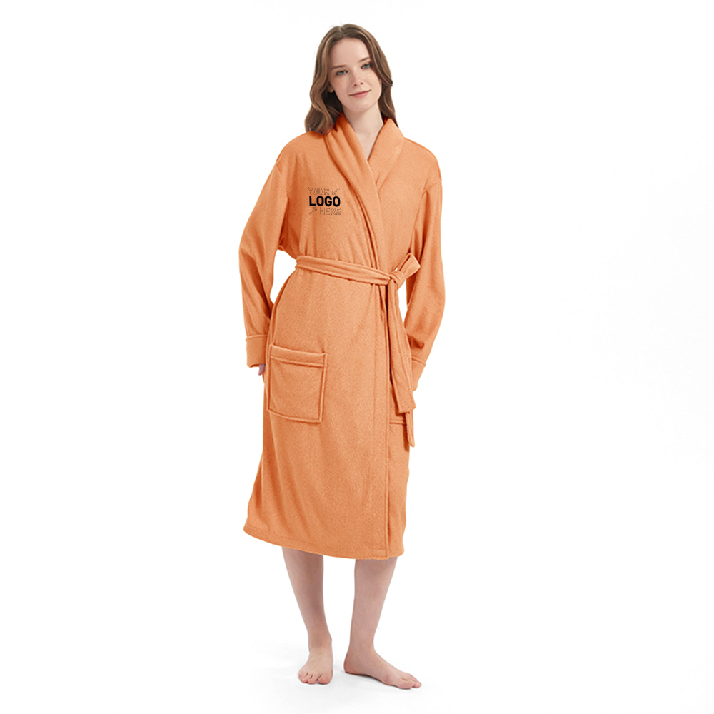 Soft Polyester Shawl Collar Robe 2