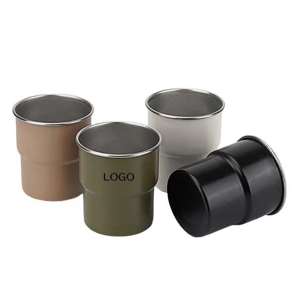 Portable Stainless Steel Cups - Travel Friendly Drinkware 3