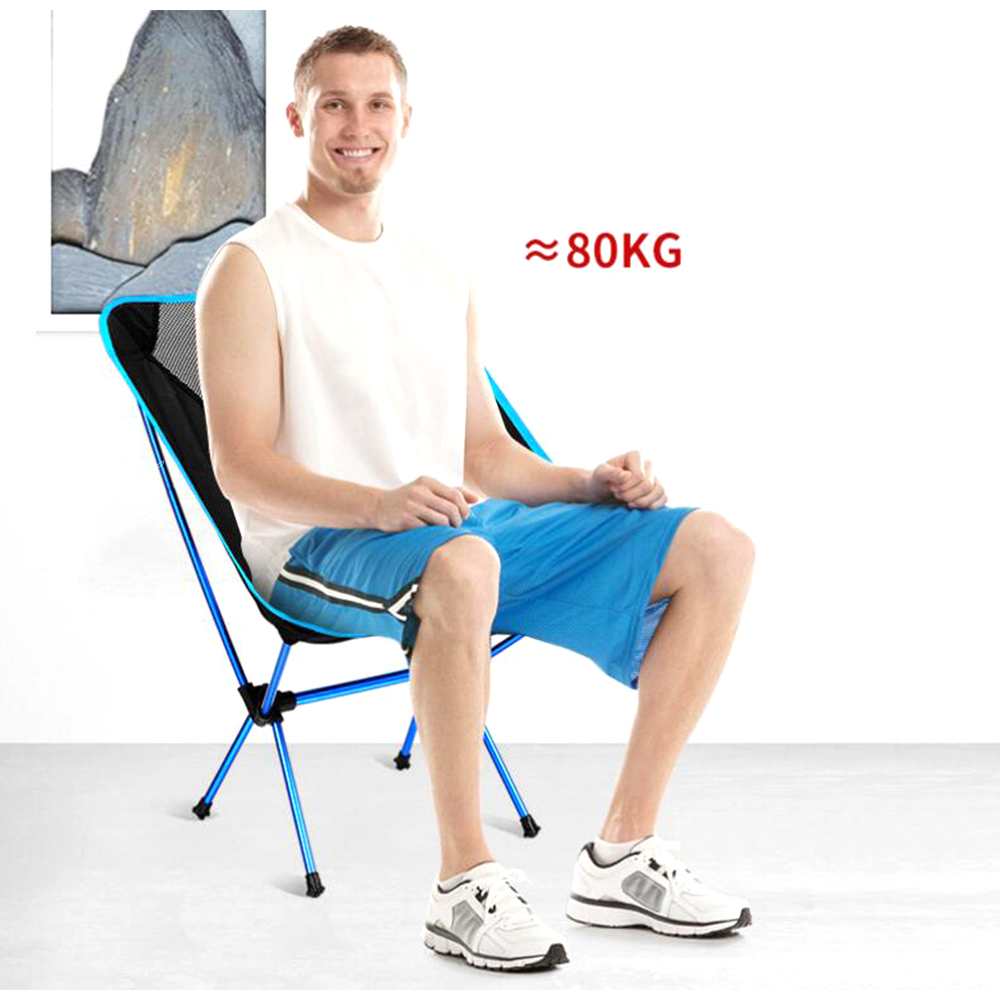 Folding Camping Chairs Portable Ultralight for Fishing Beach 5