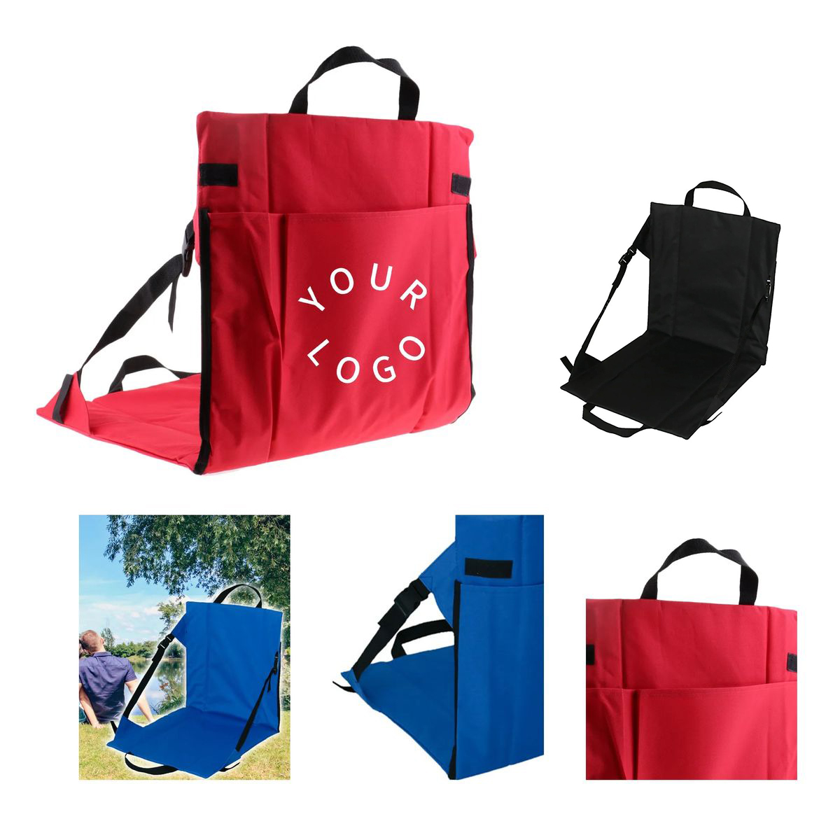 Portable Sports Seat with Foldable Cushioned Structure 2