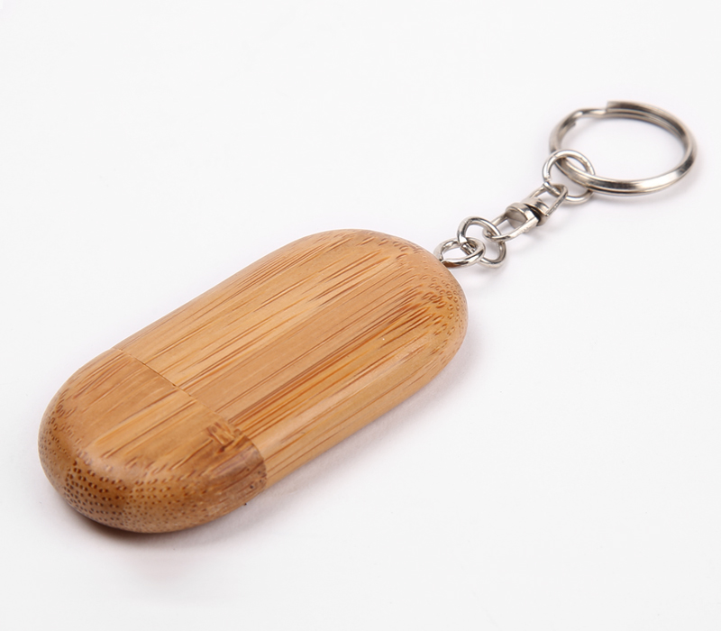 Wooden Racetrack USB Flash Drive with Keyring 4