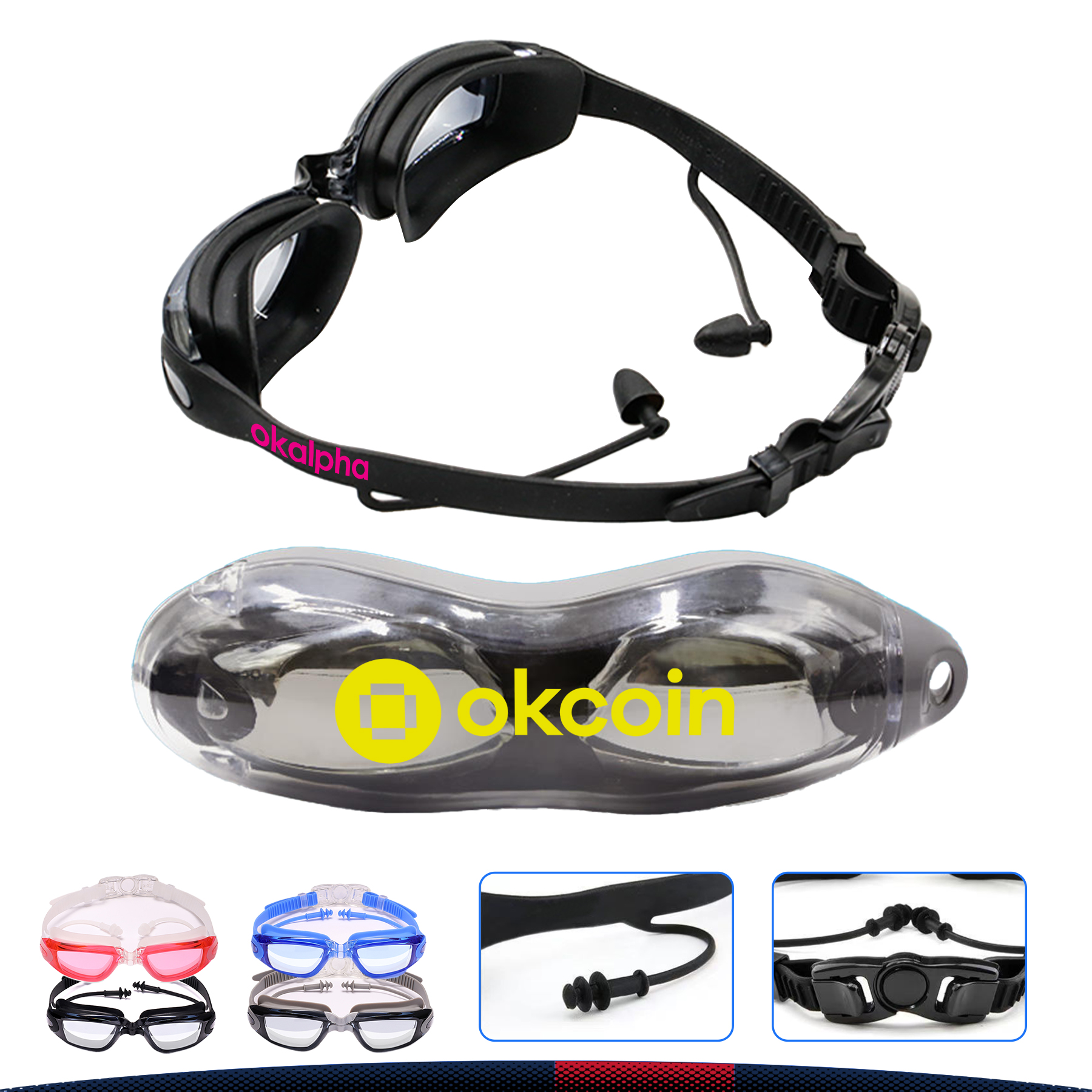Jerius Adult Swimming Goggles 2