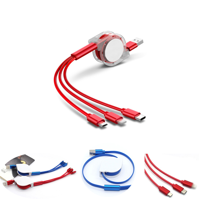 3-in-1 Retractable Charging Cable 1