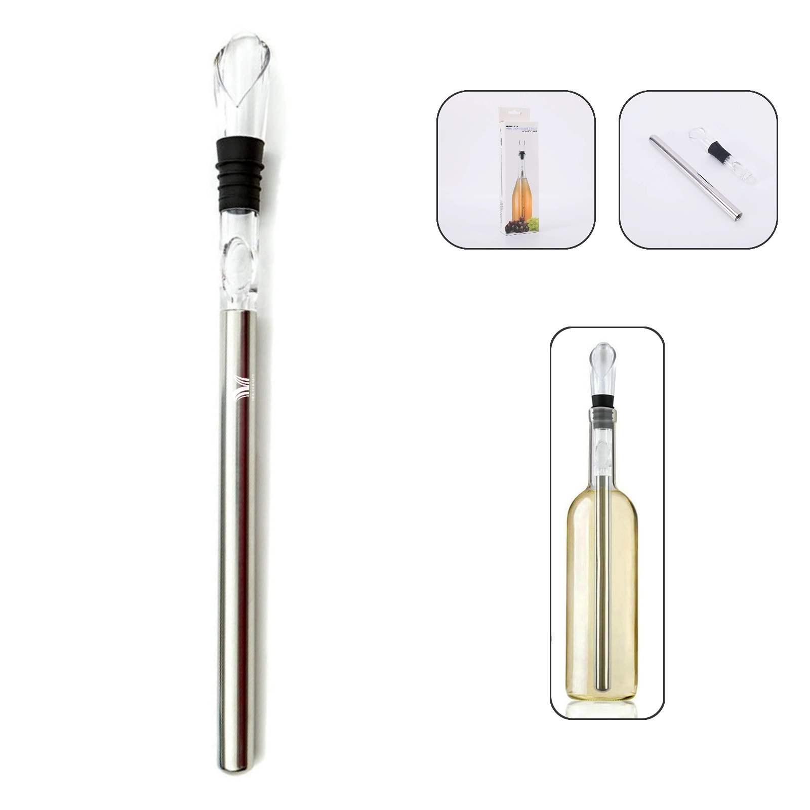 Red Wine Ice Stick Pourer 2