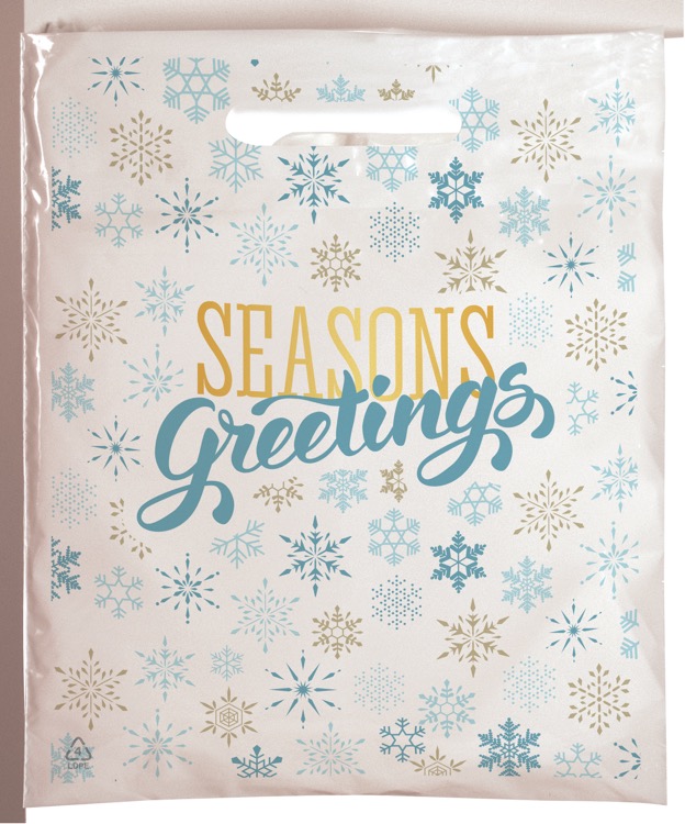 Christmas Scatter Design 2 Plastic Bag (7.5" x 9") 1