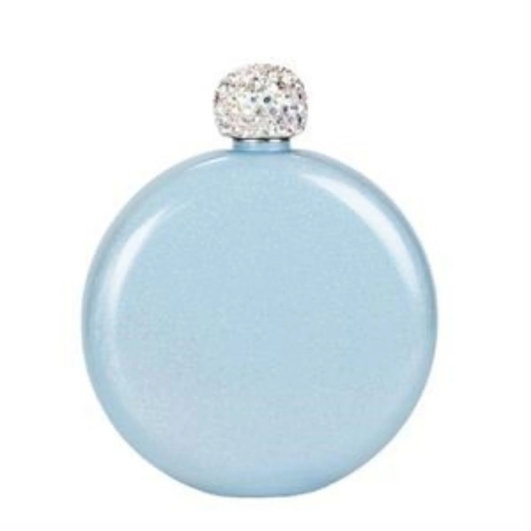 Booze Shot Flask for Women-AB Crystal Lid 2