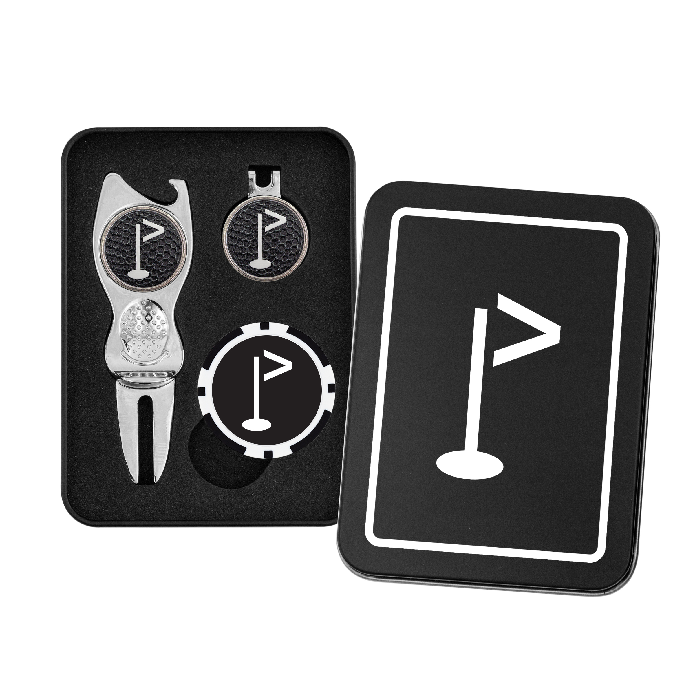 Contour Divot Tool Set w/ Poker Chip 8