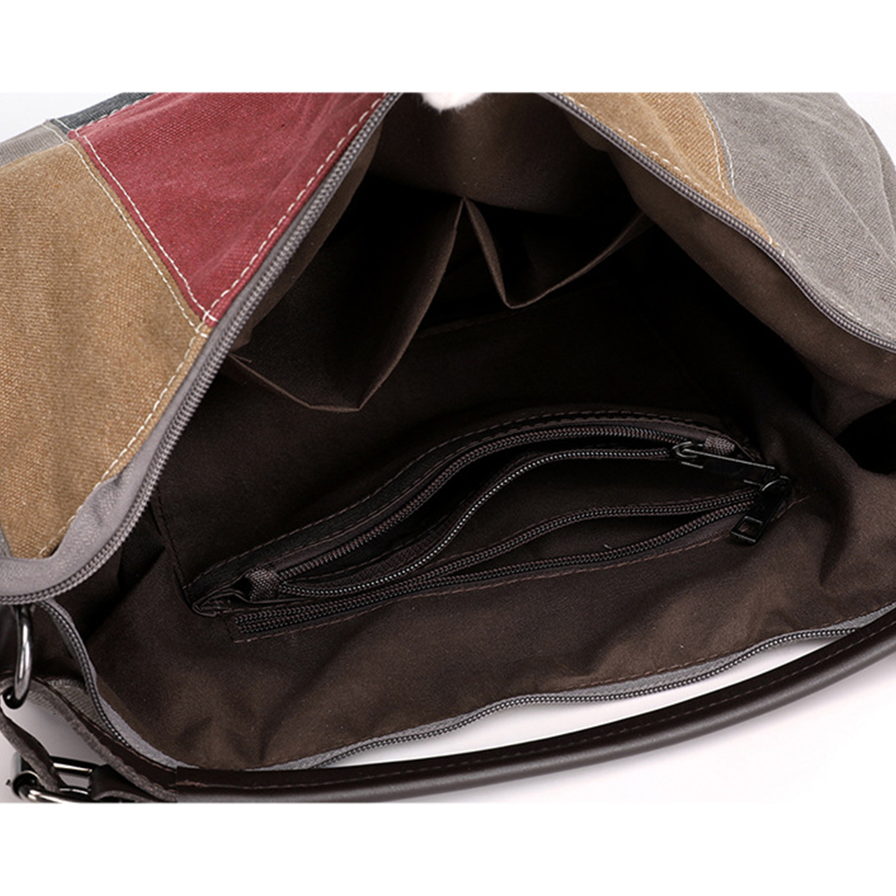 Multi-Color Splice Cross Body Shoulder Bag Casual tote bag for women 4