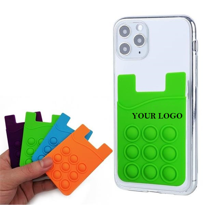 Push Pop Stress Reliever Phone Card Holder 1