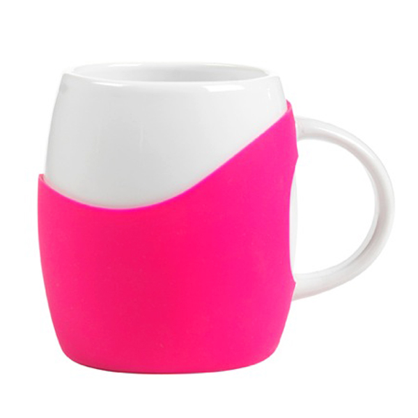 14 oz Rotunda with Silicone Band Mug 15