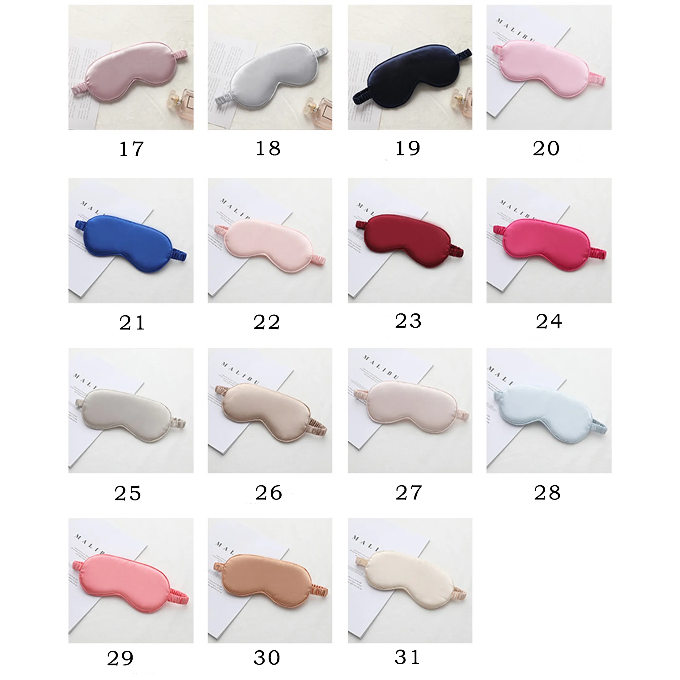 Imitation Silk Sleep Eye Mask 5